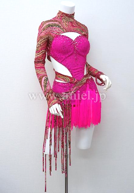 L3851・ピンク&ヒョウ柄※試着不可