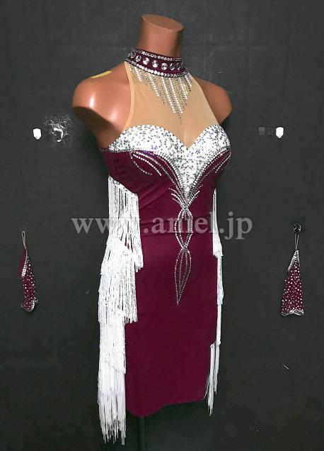 AL5914・【Chrissane】バーガンディー