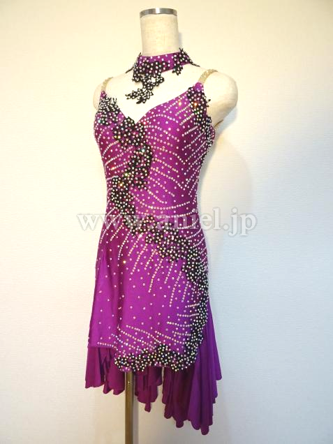 L3447・紫&黒※試着不可