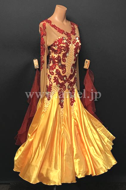 M7760・オレンジ&赤※試着不可