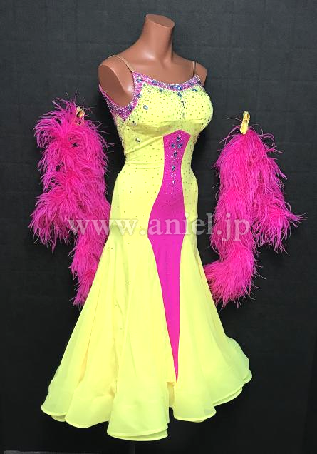 M8382・黄&ピンク