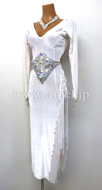 L5113・白ルンバドレス