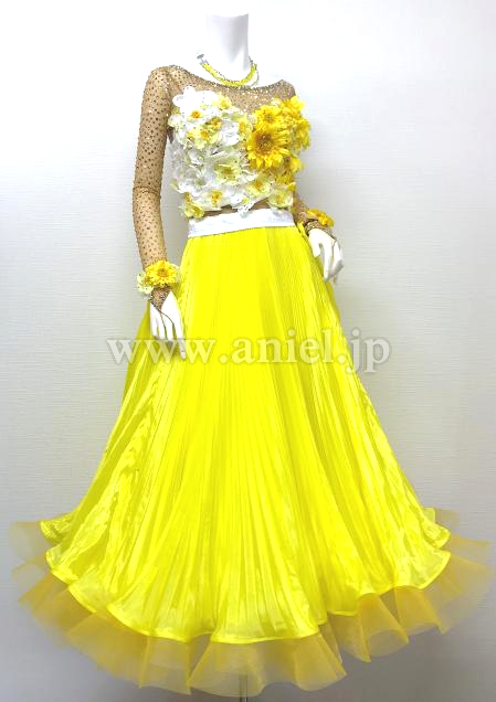 M6350・黄フラワー※試着不可