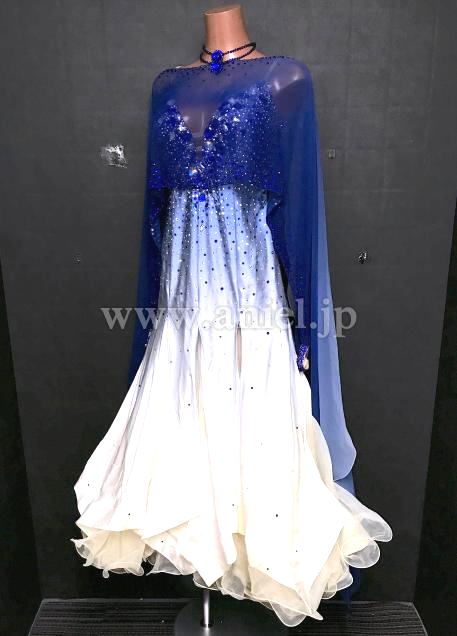 M8983・【gentil】青&白