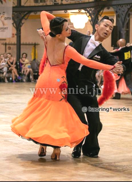 M5635・オレンジ&ブラック【EM】※試着不可