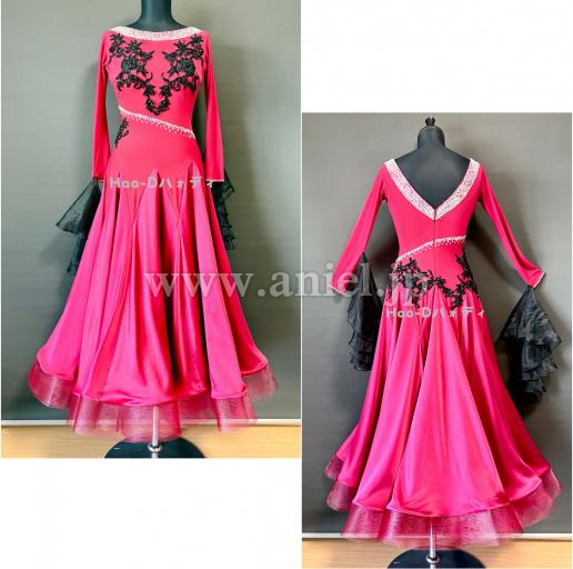 BM9357・ワインレッド&黒