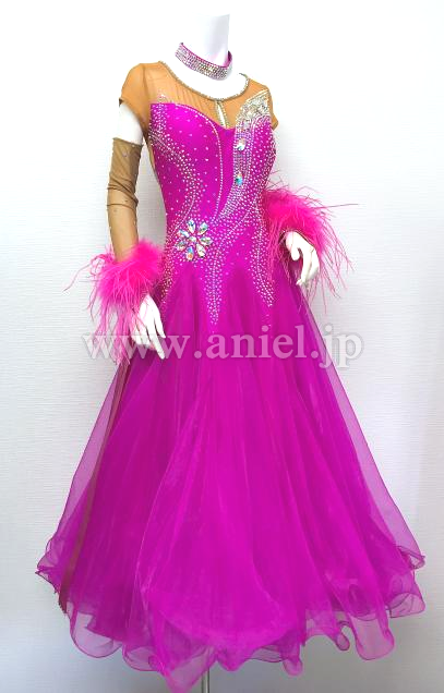 M6354・ピンク&スキンカラー※試着不可