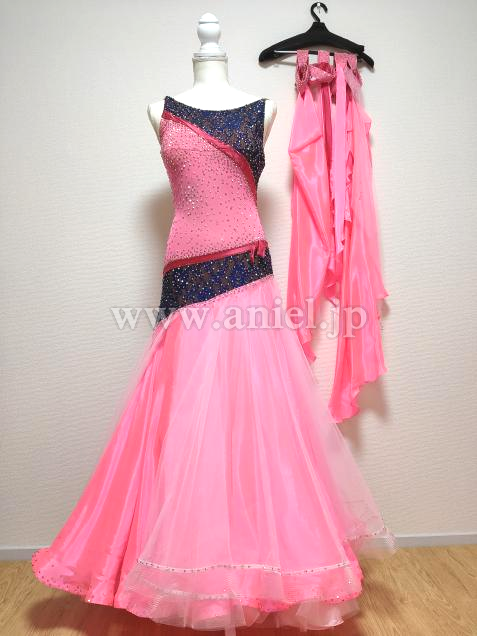 M6363・ピンク&ネイビー