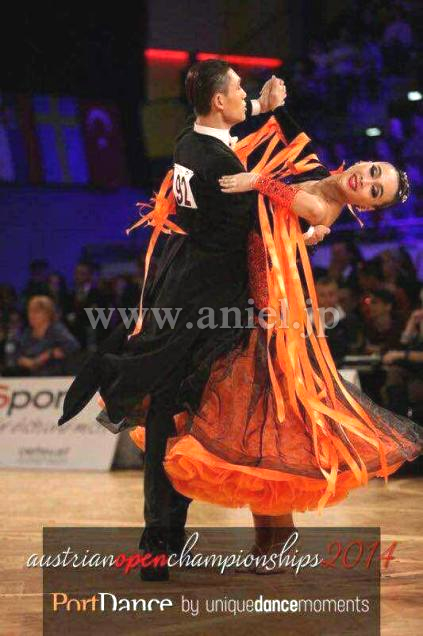 M2773・オレンジ&黒※試着不可