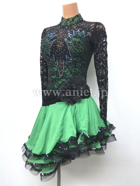 L5165・緑&黒※試着不可