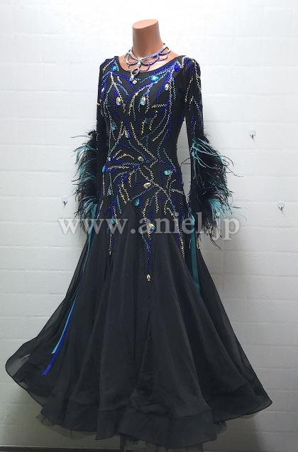 M8407・【gentil】黒&青