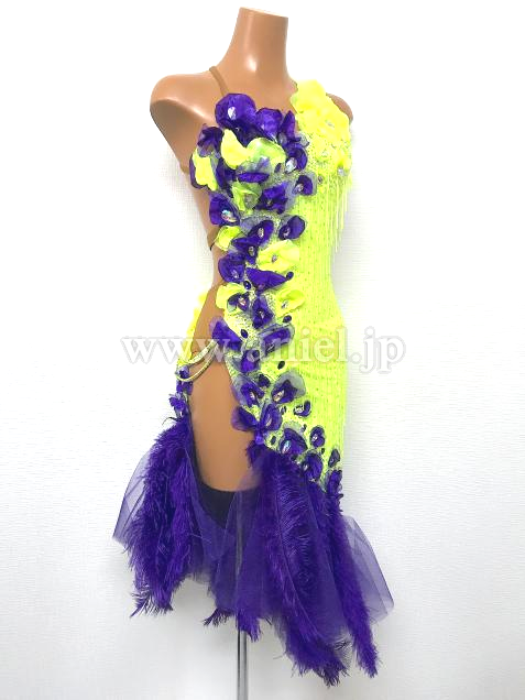 L2295・黄&紫羽根