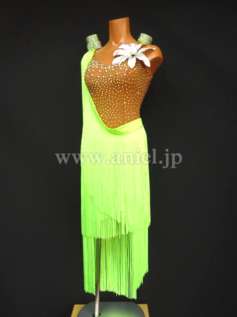 L3456・黄緑フリンジ