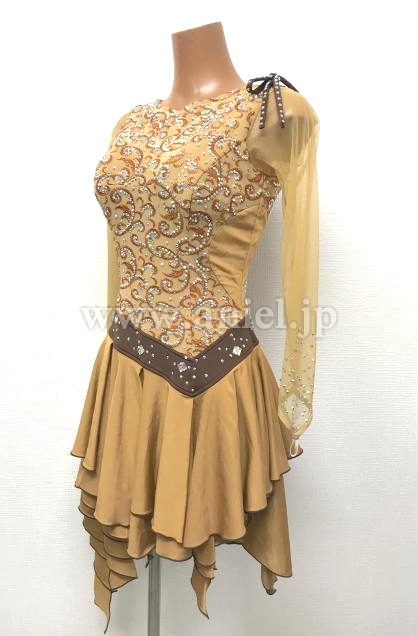 L5173・ベージュ&茶※試着不可