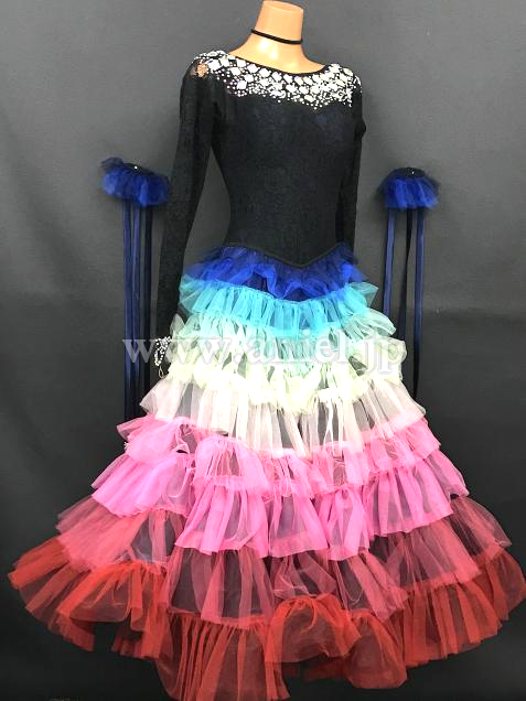 M7487・【タカダンス】黒&カラフル