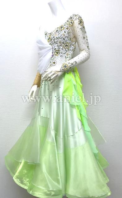 M6371・白&パステルグリーン