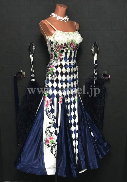 M8418・白&ネイビー