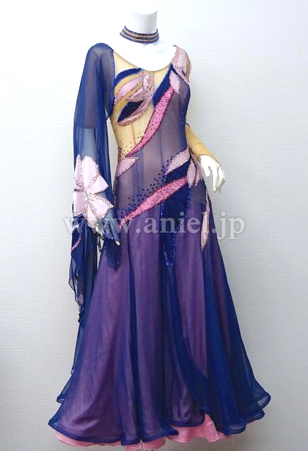 M5625・ネイビー&ピンク※試着不可