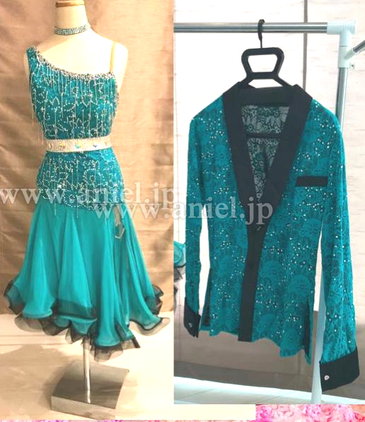 L3499・エメラルドグリーンペア