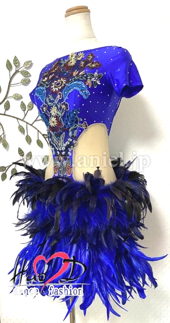 L5510・ロイヤルブルー&ファー※試着不可