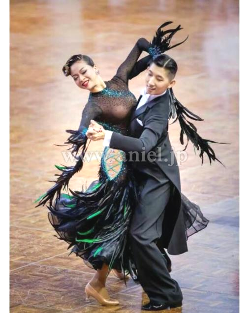 M4075・黒&深緑・※試着不可