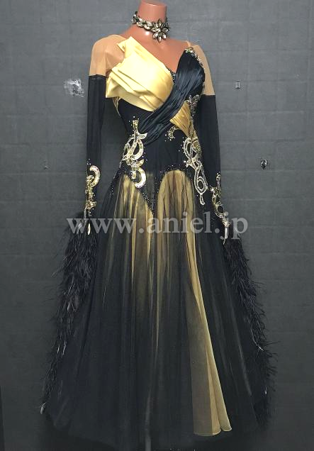 M8526・【チャコット】黒&ゴールド