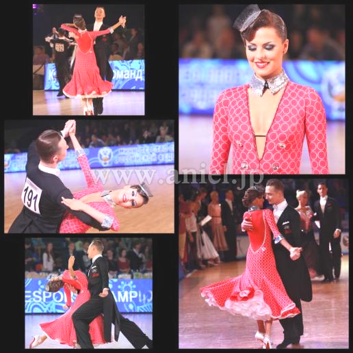 【EM】赤丸柄【red】 ※試着不可