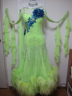 M355・蛍光黄緑×ダークターコイズ・8万円