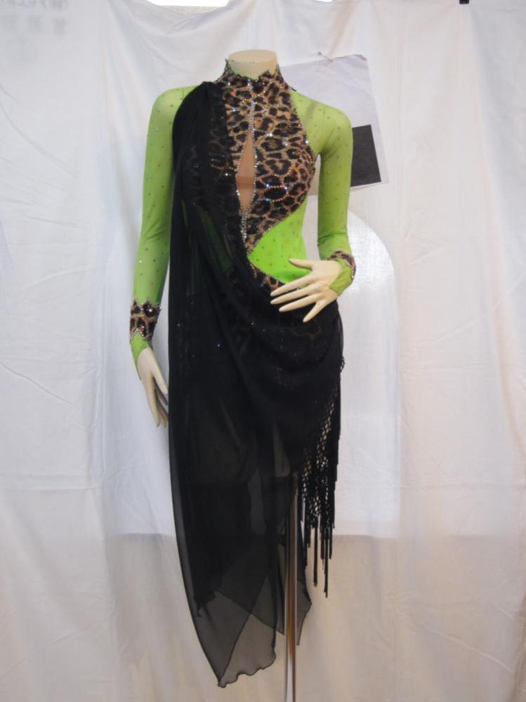 L290・黄緑＆豹柄