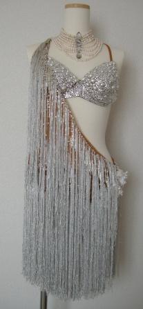 L365・シルバーフリンジ×竹ビーズ