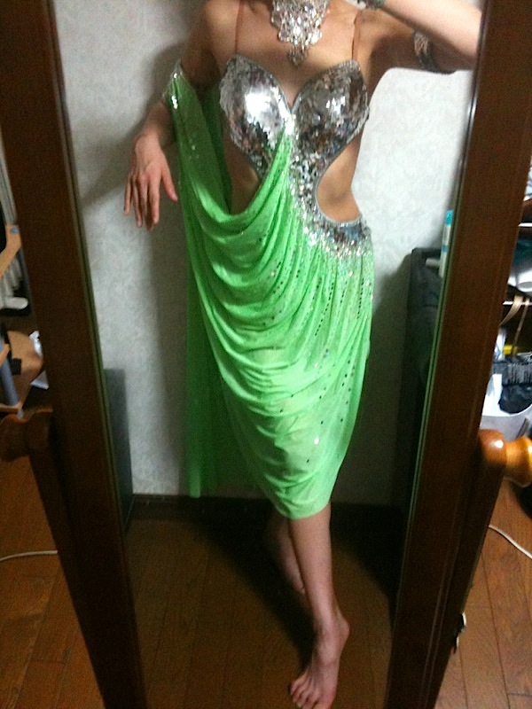 L548・黄緑＆シルバー