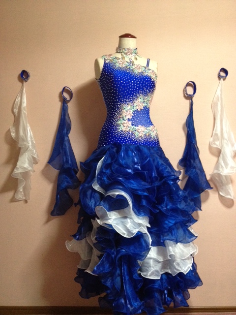 M1157・ロイヤルブルー＆白