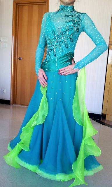 M1208・青＆黄緑・※試着不可