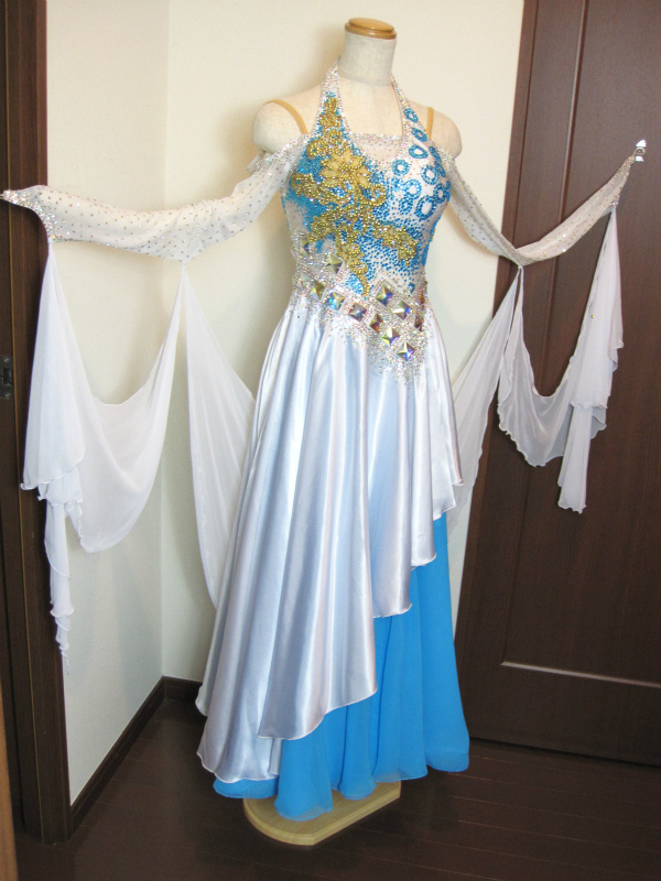 M1297・白＆水色