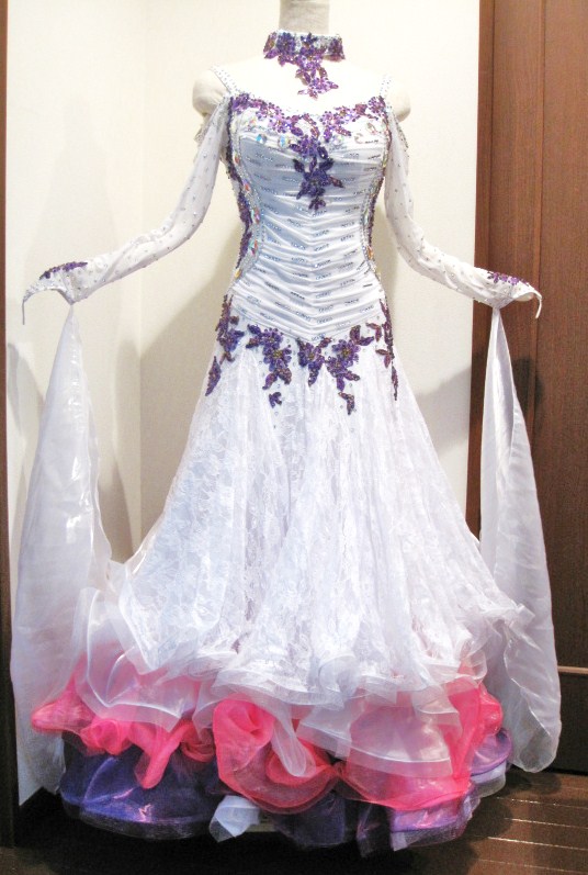 M1337・白&ピンク紫