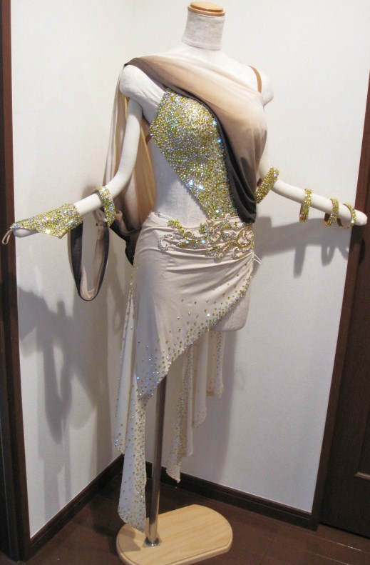 L1039・ベージュ&ブラウン