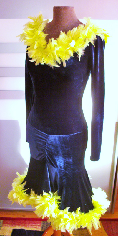 L1057・紺＆黄・※試着不可