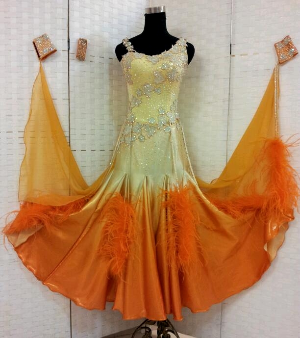 M1450・黄＆オレンジ・※試着不可