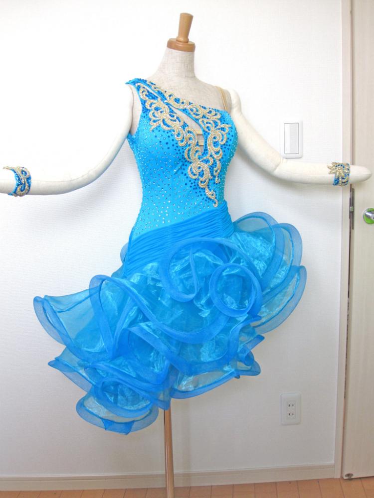 L1229・水色＆ゴールド