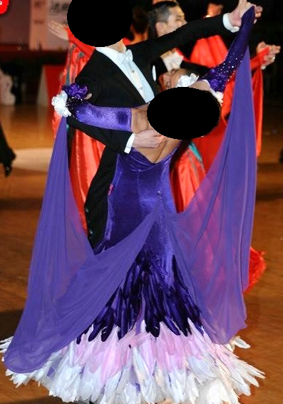 M1761・紫＆白※試着不可