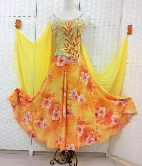 M1767・オレンジ&黄・※試着不可