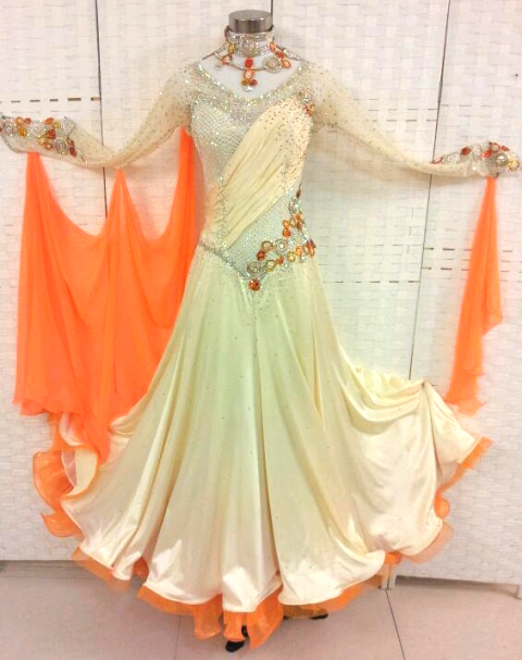 M1860・クリーム＆オレンジ・※試着不可