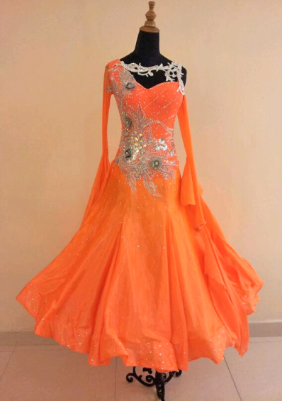 M1981・オレンジ＆白・※試着不可