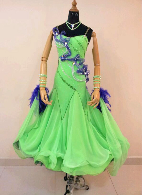 M2073・緑&紫・※試着不可