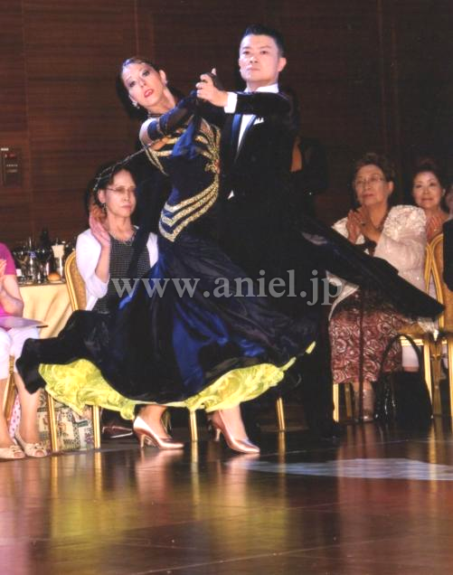 社交ダンス用ドレス 黒と黄色 社交ダンス用ドレス 黒と黄色 社交ダンスドレス・衣装のドレスネット