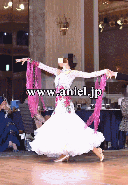 社交ダンスドレス・衣装のドレスネットアニエル / M5211・【Silvia 