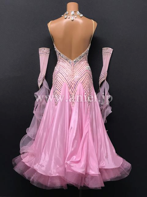 社交ダンスドレス・衣装のドレスネットアニエル / M7902・【gentil