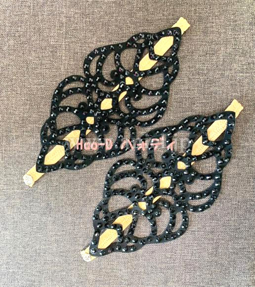 社交ダンスドレス・衣装のドレスネットアニエル / L7090・黒