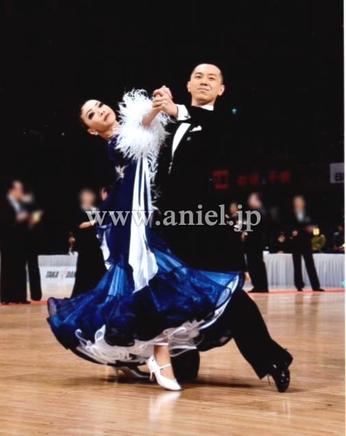 フリルフロート 花 社交ダンス モダンダンス オーダーメイド