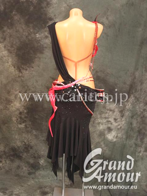 【社交ダンス】Grand Amour　赤×ゴールド　ラテンドレス　ウクライナ製 社交ダンス】Grand Amour 赤×ゴールド ラテンドレス ウクライナ製